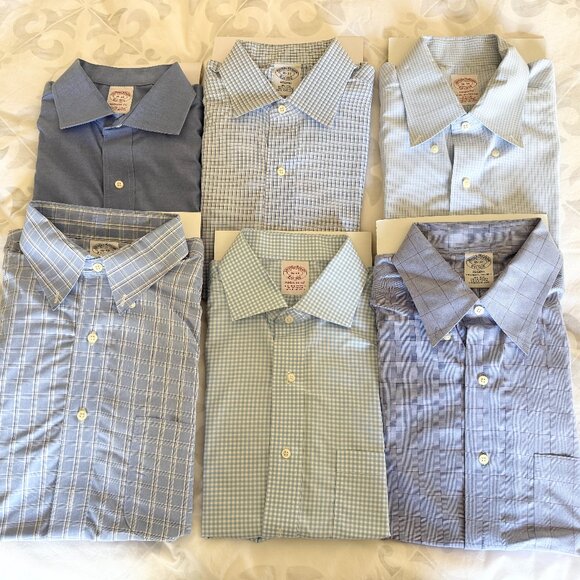 Brooks Brothers Men's Dress Shirts (6 Items) - Picture 1 of 7